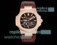 3K Factory Super Clone Patek Philippe Nautilus 5712 Chocolate Rose Gold 40mm Power Reserve Watch (9)_th.jpg